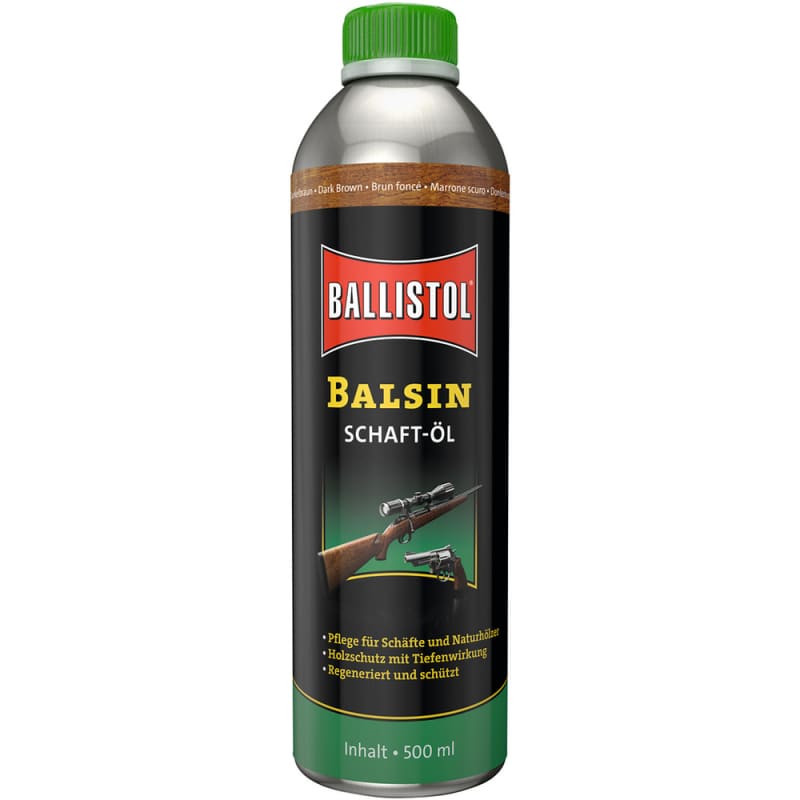 Ballistol - Balsin Skæfteolie Mørk 500 Ml