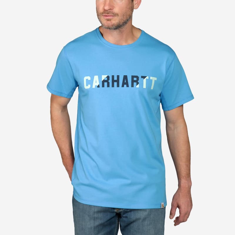 Carhartt Force Block Logo Kortærmet T-shirt