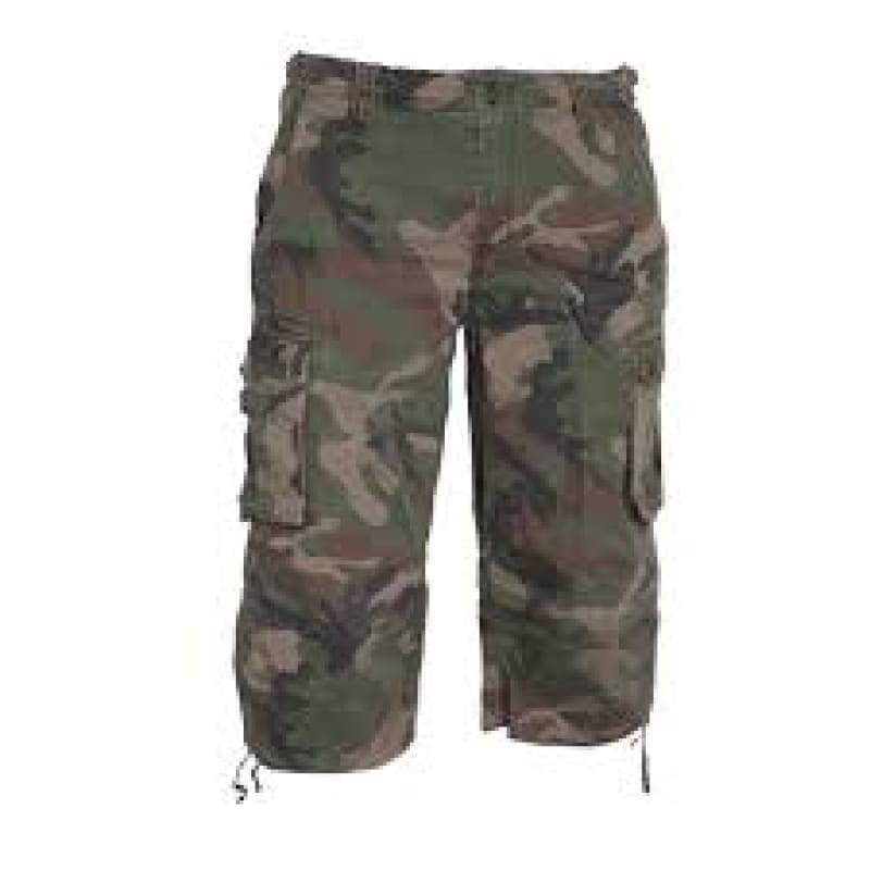 Aircombat - Vintage 3/4 Shorts Woodland Camo