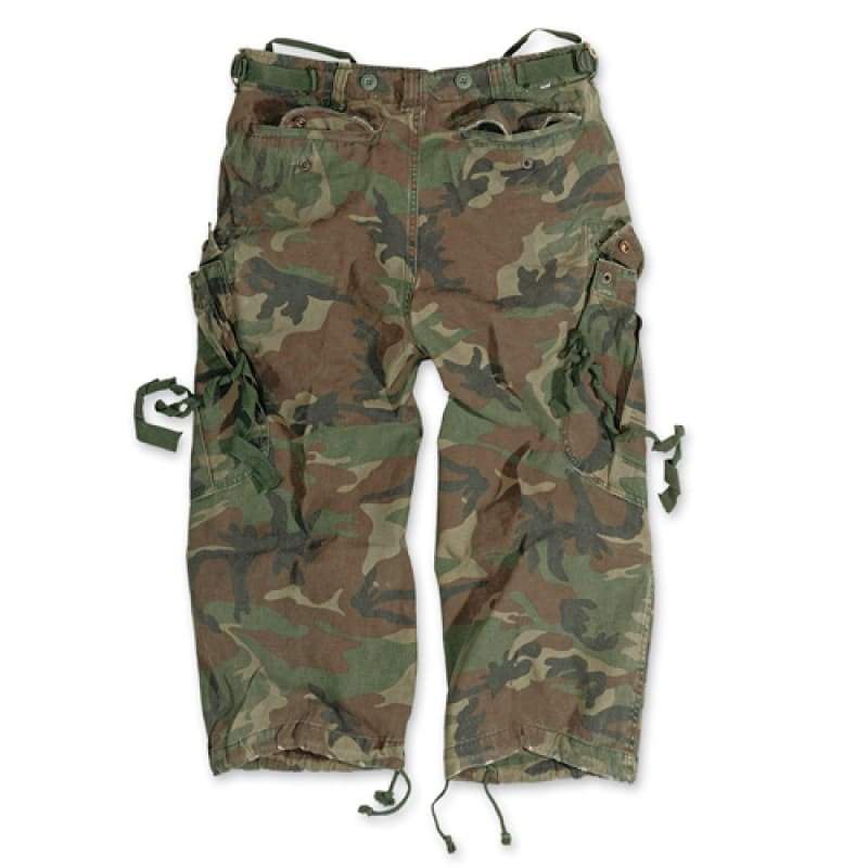 Aircombat - Vintage 3/4 Shorts, woodland camo set bagfra