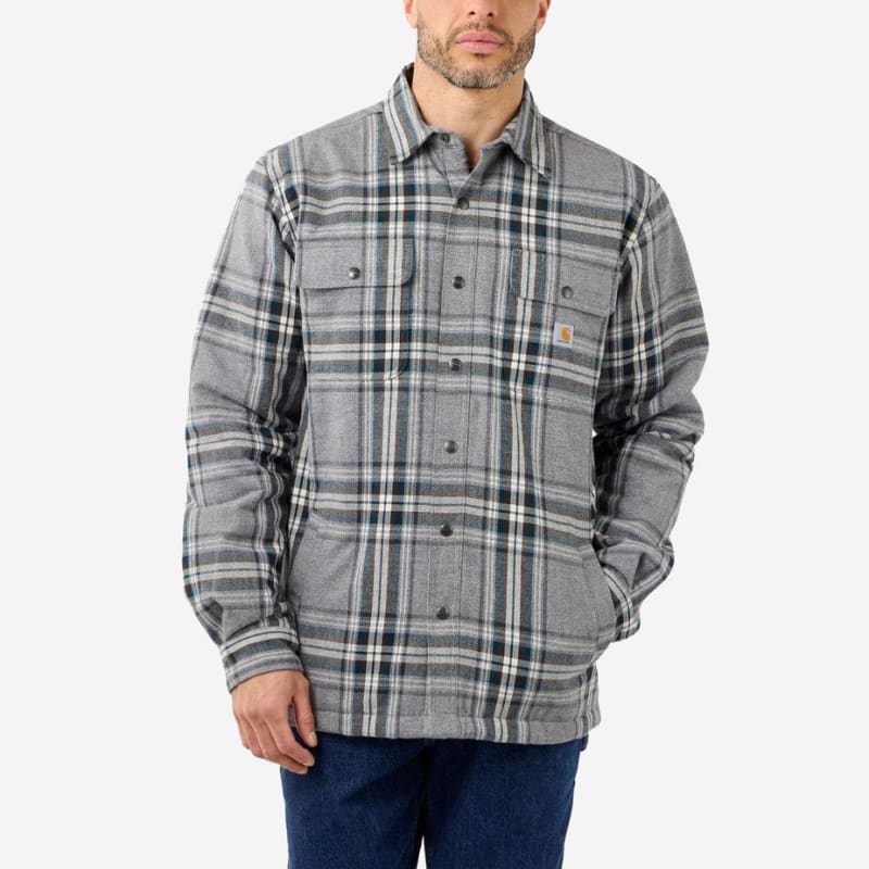 Carhartt - Flannel Sherpa Lined Skjortejakke