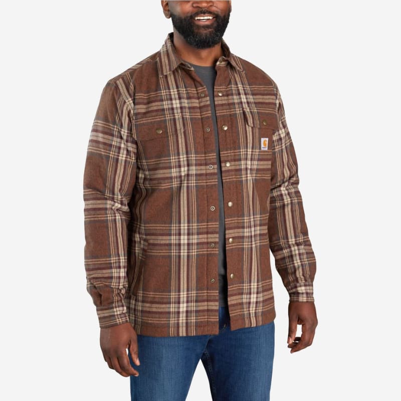 Carhartt - Flannel Sherpa Lined Skjortejakke
