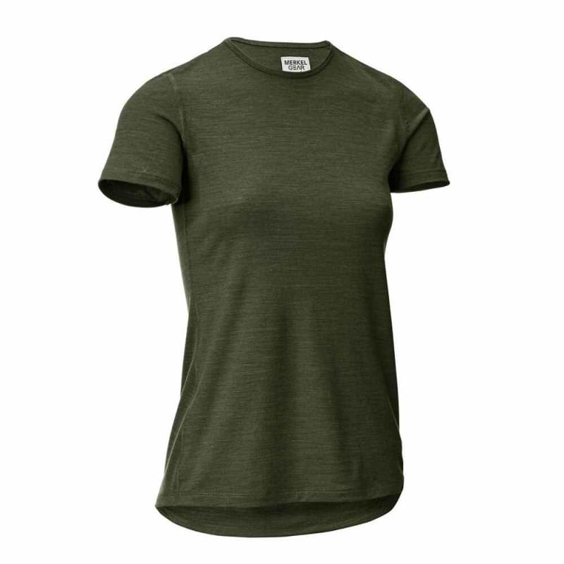 Merkel Gear - Merino t-shirt dame, front