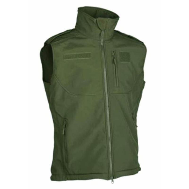 Mil-tec Soft-shell Vest - Olivenfarvet