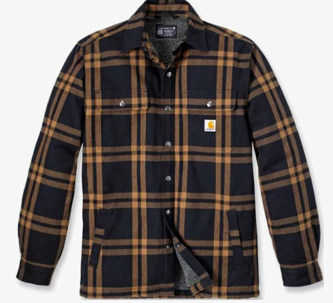 Carhartt - Flannel Sherpa Lined Skjorte med foer