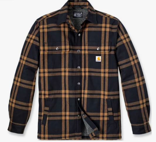 Carhartt - Flannel Sherpa Lined Skjorte med foer