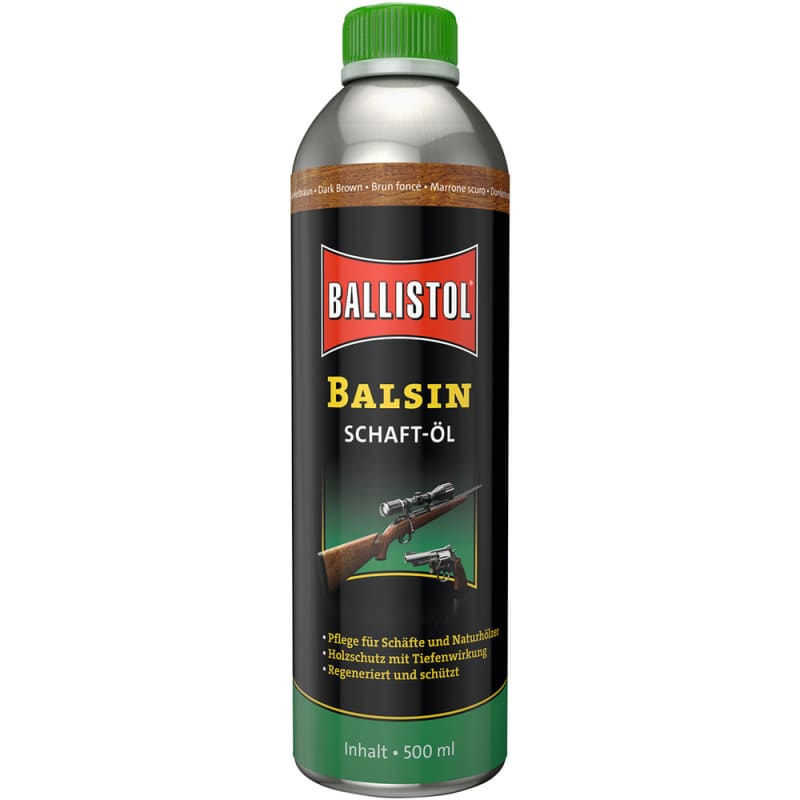 Ballistol - Balsin Skæfteolie Mørk 500 Ml