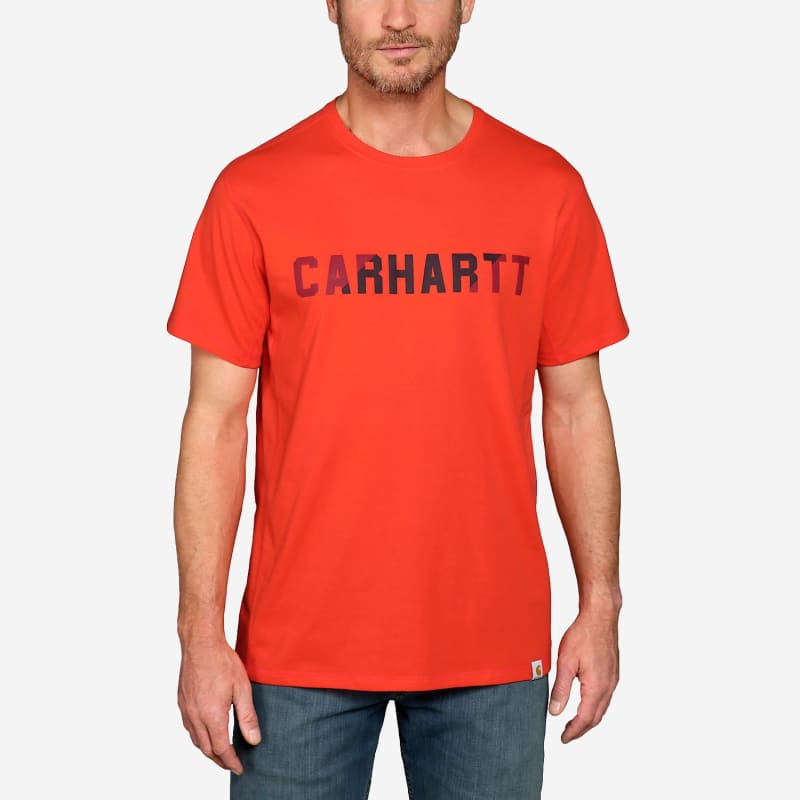Carhartt Force Block Logo Kortærmet T-shirt