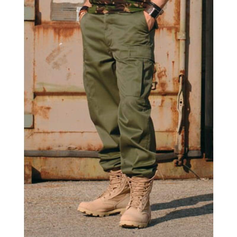 Fostex - US Ranger Trousers BDU Olivengrøn på model