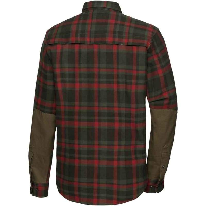 Parforce - Mønstret Jagtskjorte i Flannel set bagfra